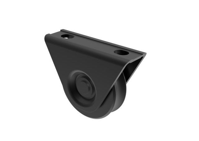 Kladka pojezdová - U, D80, černá