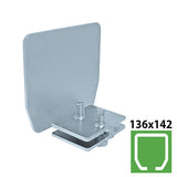 Záslepka profilu Zn, profile 136x142mm