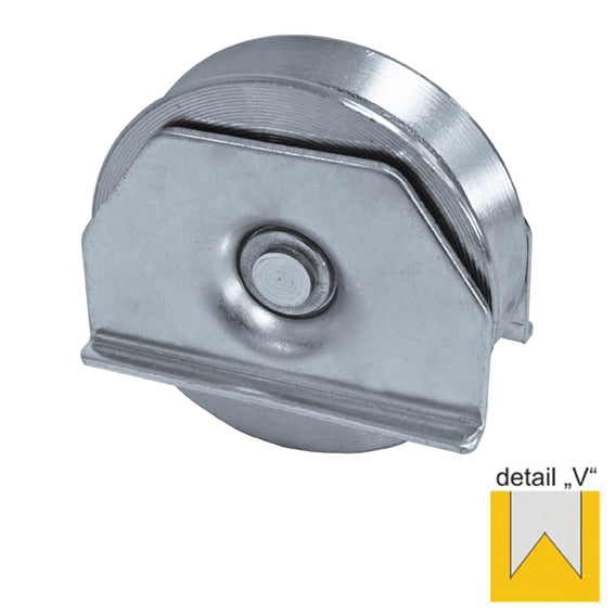 Pojezdové kolečko - V Zn, D80mm