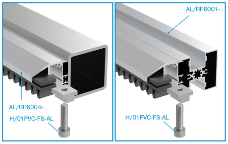 Montážny set pre nylonové hrebene H/01PVC-AL