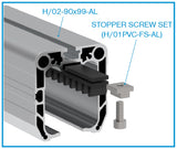 Profil vodící spodní AL, 90x99mm, L7m