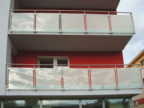 Držák výplně skla zábradlí D42,4x2/45x45m