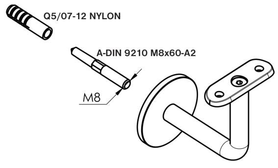 Madlo AISI304, 40x40mm/L4000mm