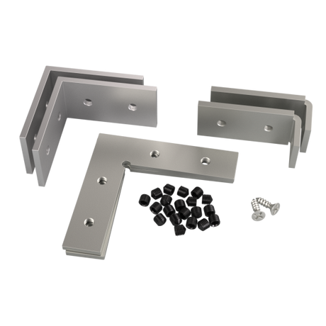 Zárubňový profil pro skleněné dveře "U"