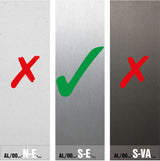 Kotvění vrchní - sklo hliník AL/ELOX/Satin