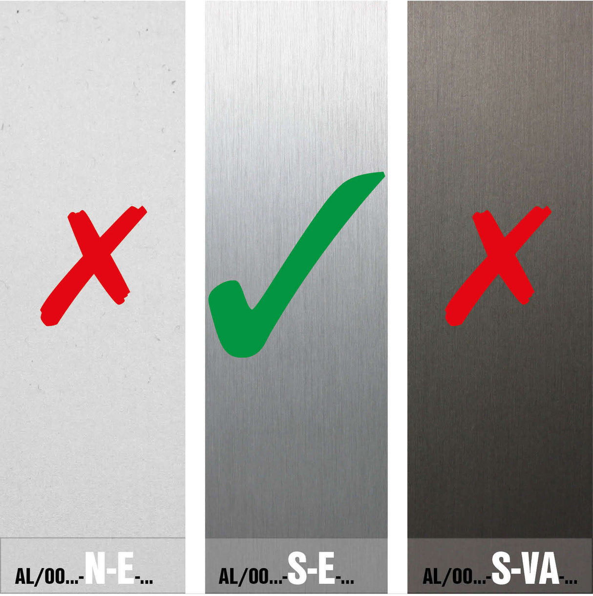 Al kotvící profil - kotvění vrchní