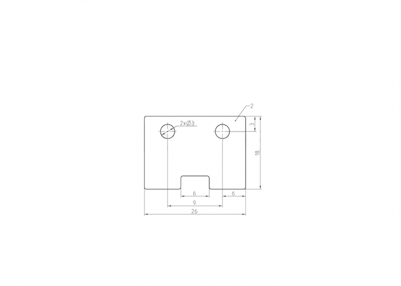 Spojovací materiál k hliníkové příčce