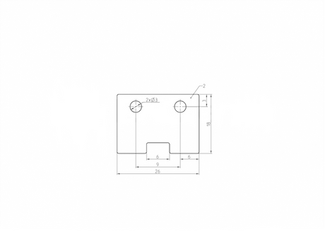 Spojovací materiál k hliníkové příčce