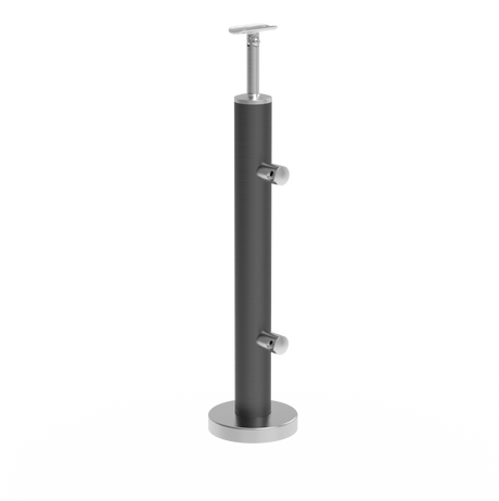 Nerezový sloupek, vrchní kotvení