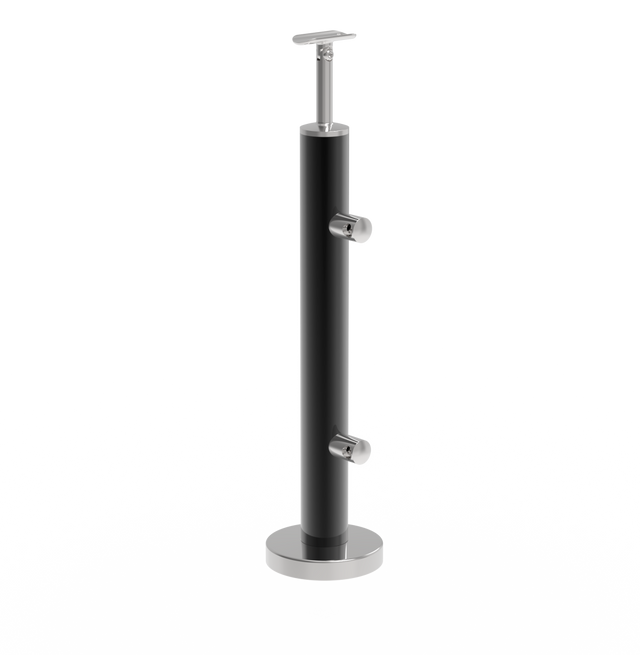 Nerezový sloupek, vrchní kotvení