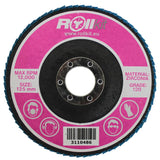 Kotouč lamelový na nerez, D125, d22,2, t7,25 mm, P120