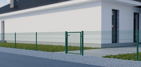 Bránka 1kr. ROUND ZnPVC 1000x1000mm, D75mm, zelená