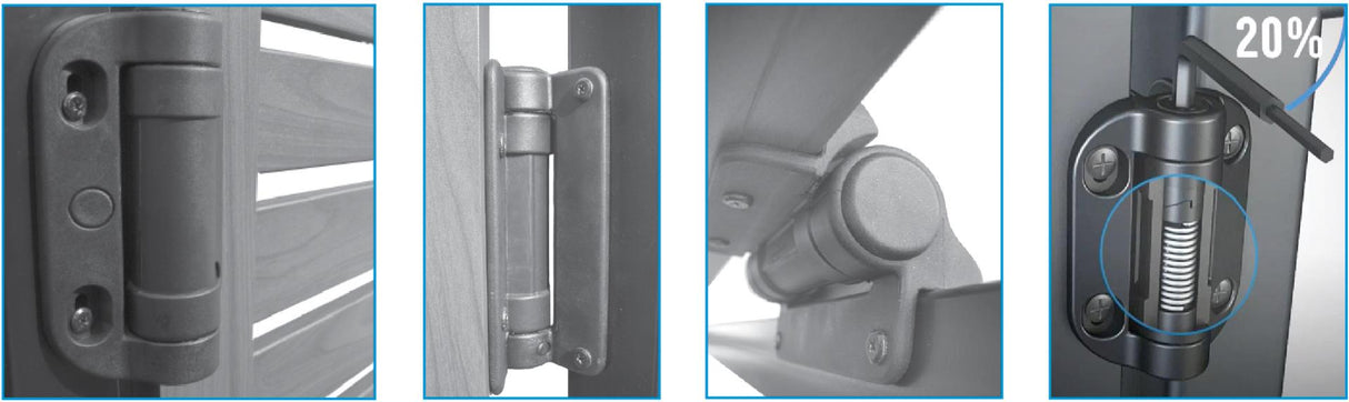 Závěs na brány, s pevnou pružinou