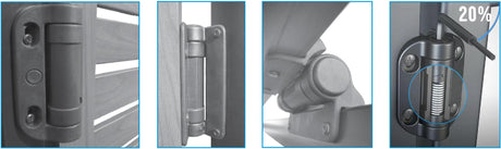 Závěs na brány, s pevnou pružinou