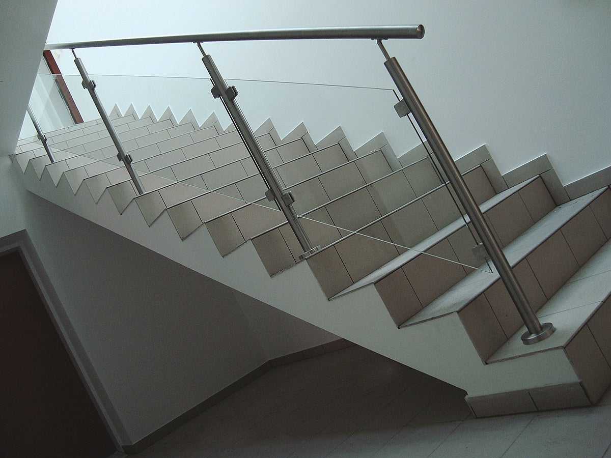 Sloupek nerezový D42,4/4x držák,v=100cm,VK-schod A