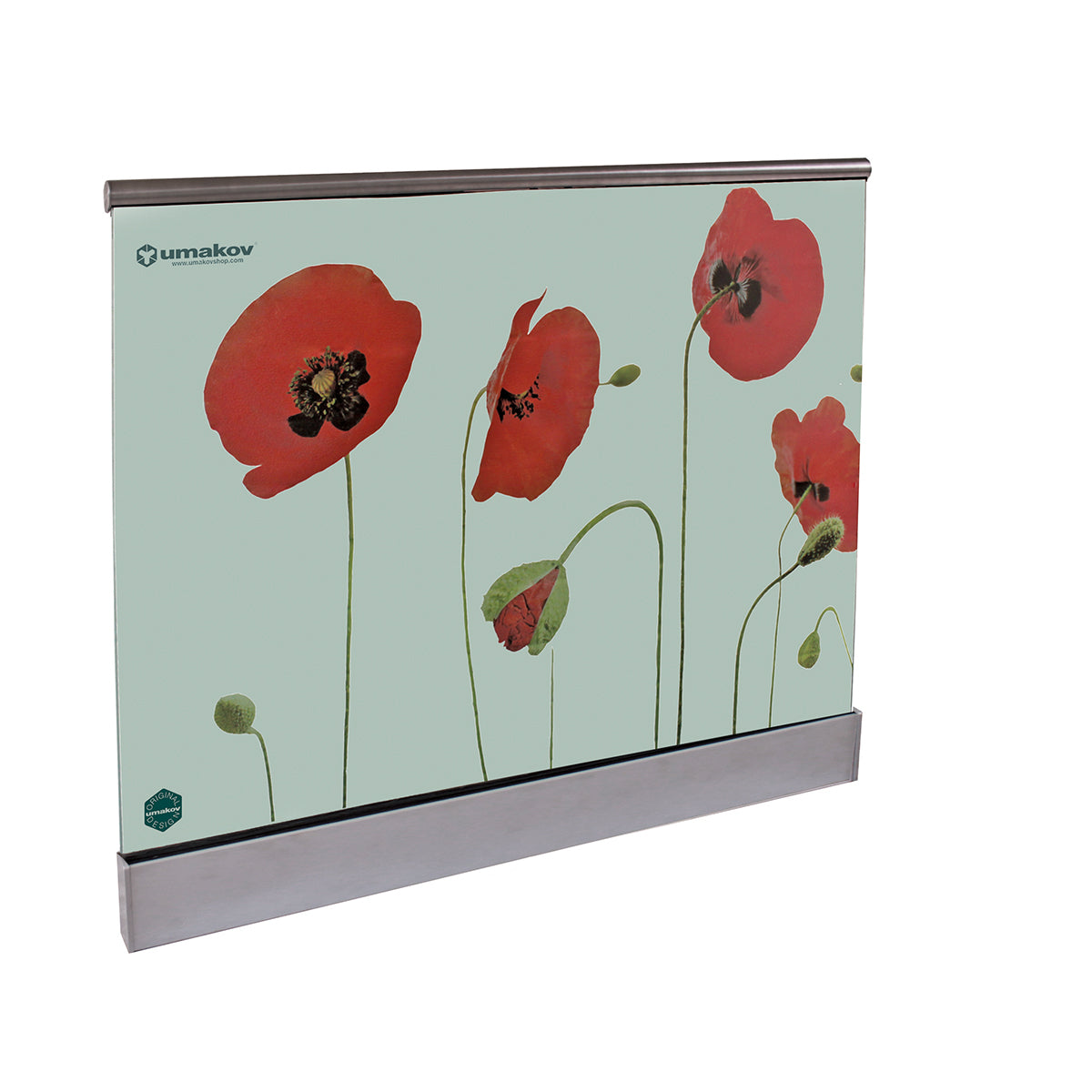 Celoskleněné zábradlí v AL profilu, 2500x1000mm