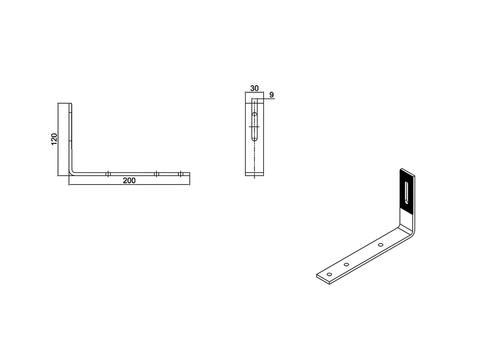 Strešný nerezový hák - set eternit, šindel, plech