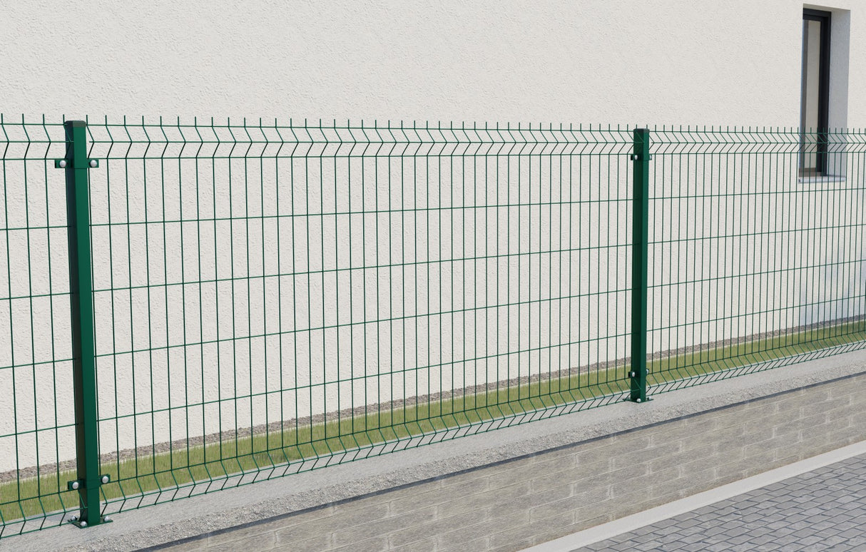 Jaklový sloupek s patkou ZnPVC RAL 6005 40x60x1800