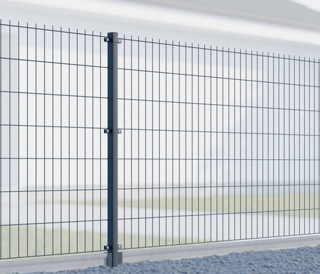 Jeklový sloupek Zn PVC RAL 7016 40x60x2000mm