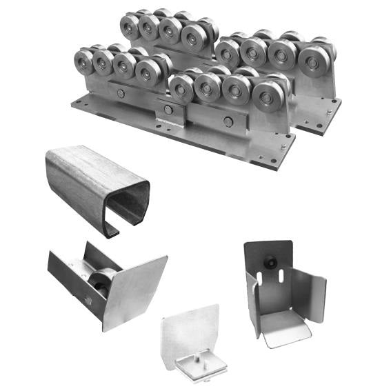 Sada pro posuvné brány nad 13m, Zn, 136x142mm
