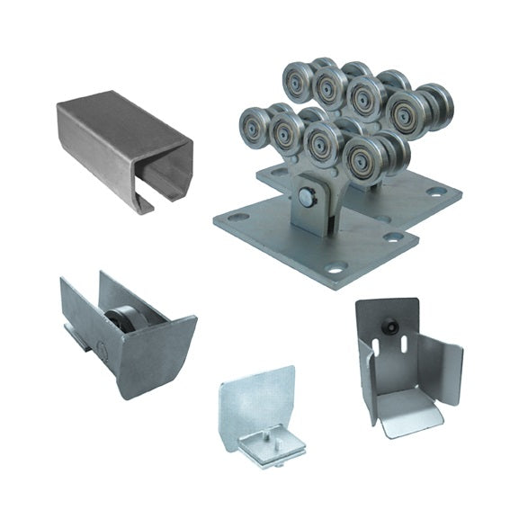 Komplet pro samonosné brány do 4m, Fe, 70x60mm