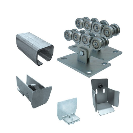 Komplet pro samonosné brány do 4m, Zn, 70x60mm