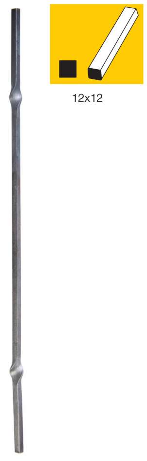 Kované zábradlí 12x12, h1000mm