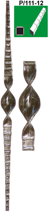 Ozdobná tyč P/111, h900mm