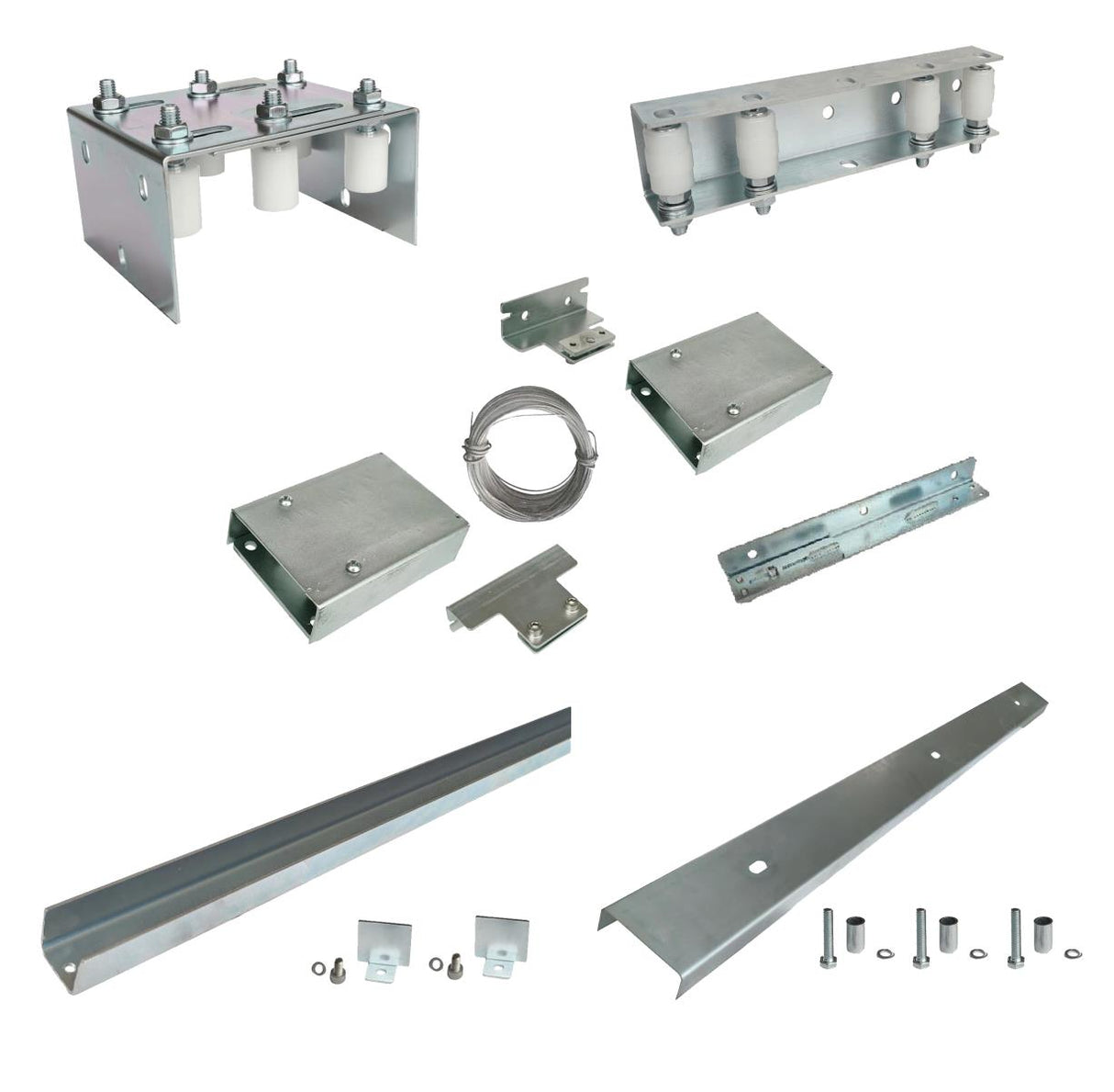 Teleskopický systém pro kol. bránu do 4m, 2dílná