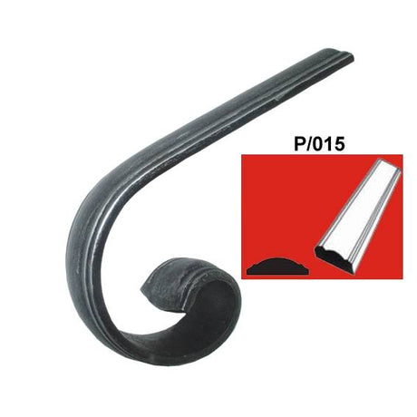 Madlo ozdobné,voluta,pásovina-madlo,oplocení 120x2