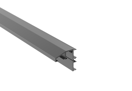 Vodiaci profil spodní pro posuvné brány 6000mm R7016