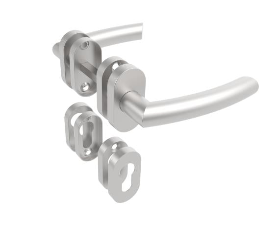 Klika se štítkem NEREZ AISI 304, K320,