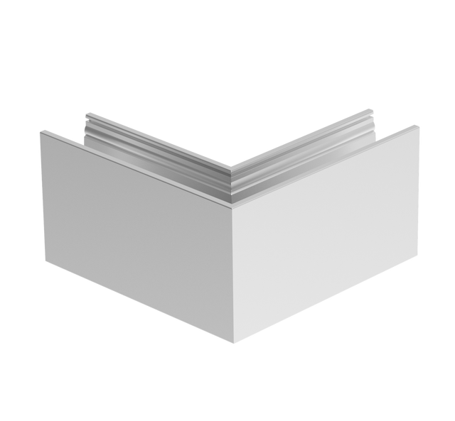 Kotvění vrchní - sklo hliník AL/ELOX/Satin L195mm,