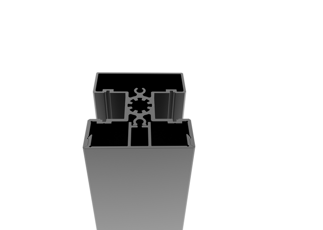 Hliníkový plotový sloupek 50x60-925mm R7016