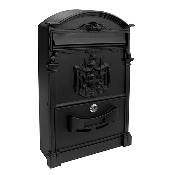 Poštovní schránka 255x410mm, Al, black