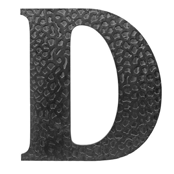 Písmeno kované "D" h170mm