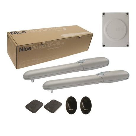 Nice pohon pro dvoukřídlou bránu, sada s fotobuňkami