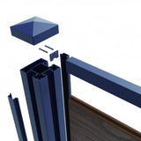 WPC plotová deska BIANKA 166x20x1830mm, šedá