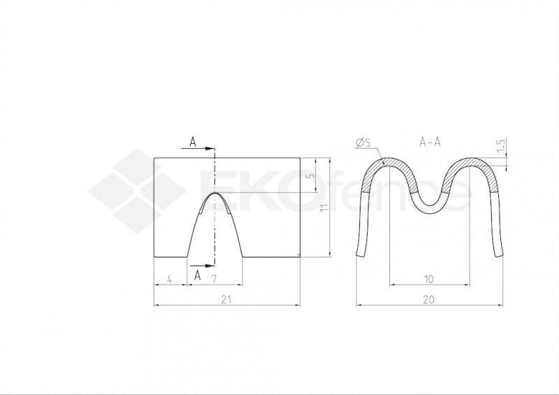 Spojka panelu pro nekonečnou montáž - nerez