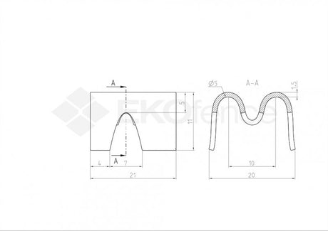 Spojka panelu pro nekonečnou montáž - nerez