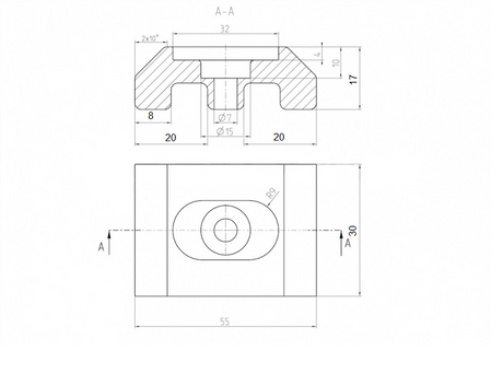 Úchyt SLIM na stĺpik JP Plast RAL 6005