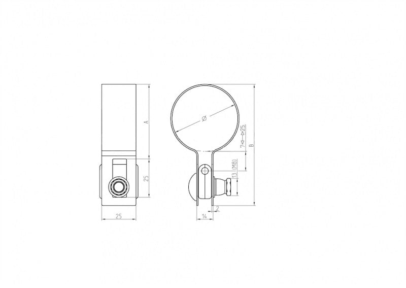 Objímka koncová na kulatý sloupek D60mm ZnPVC RAL
