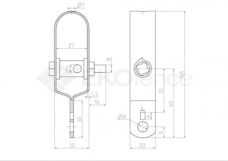Napínák ZnPVC RAL6005 PVC