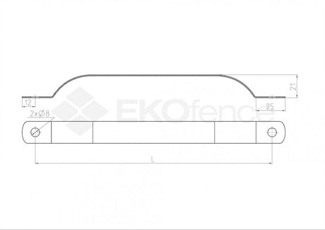 Opasek sloupku ZnPVC RAL6005 D38mm