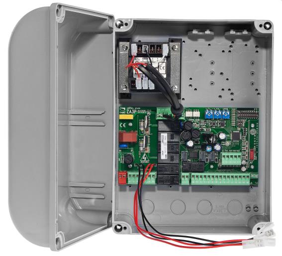 Skříňka s elektron.pre dvojkr.bránu-rozšíř.funkce