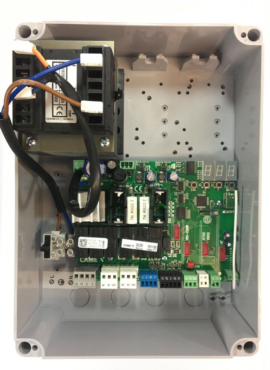 Skříňka s elektron.pre dvojkr.bránu-rozšíř.funkce