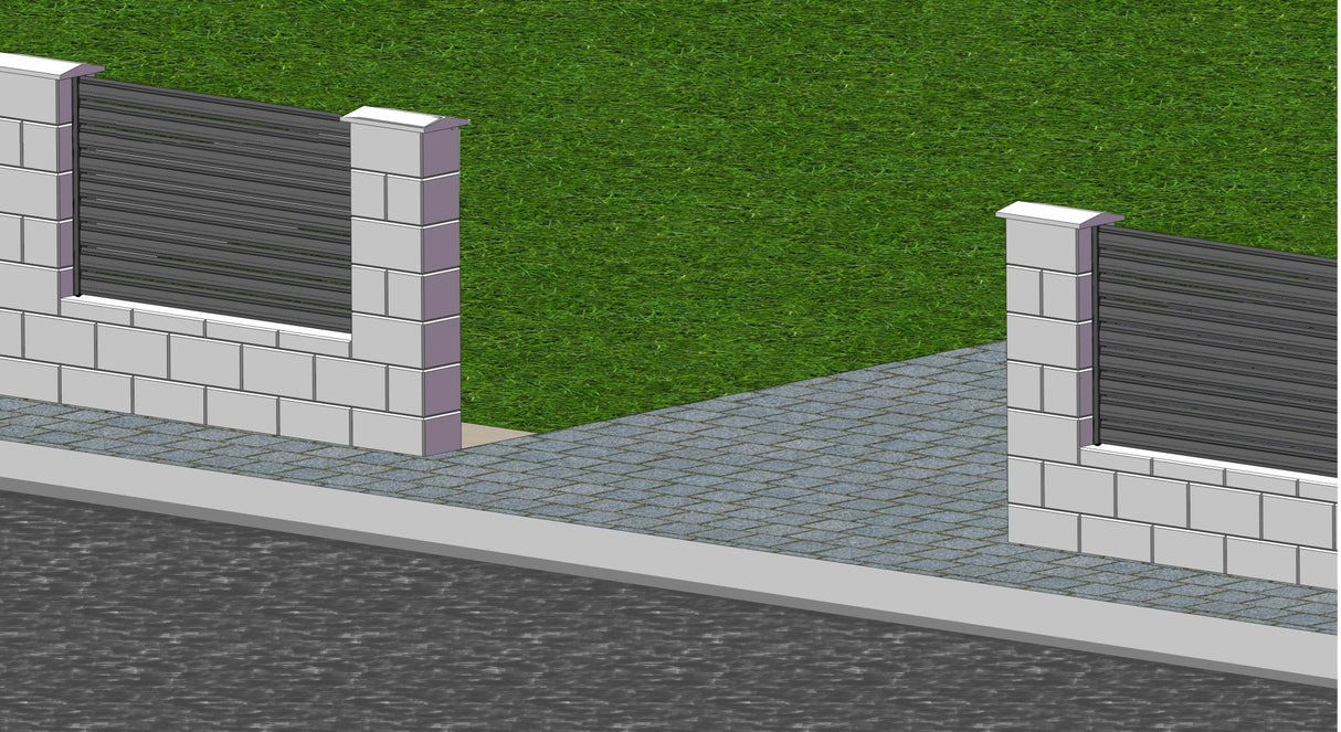 Hliníkový adaptér 64x38-1200mm pro žaluzie do 46mm R7016